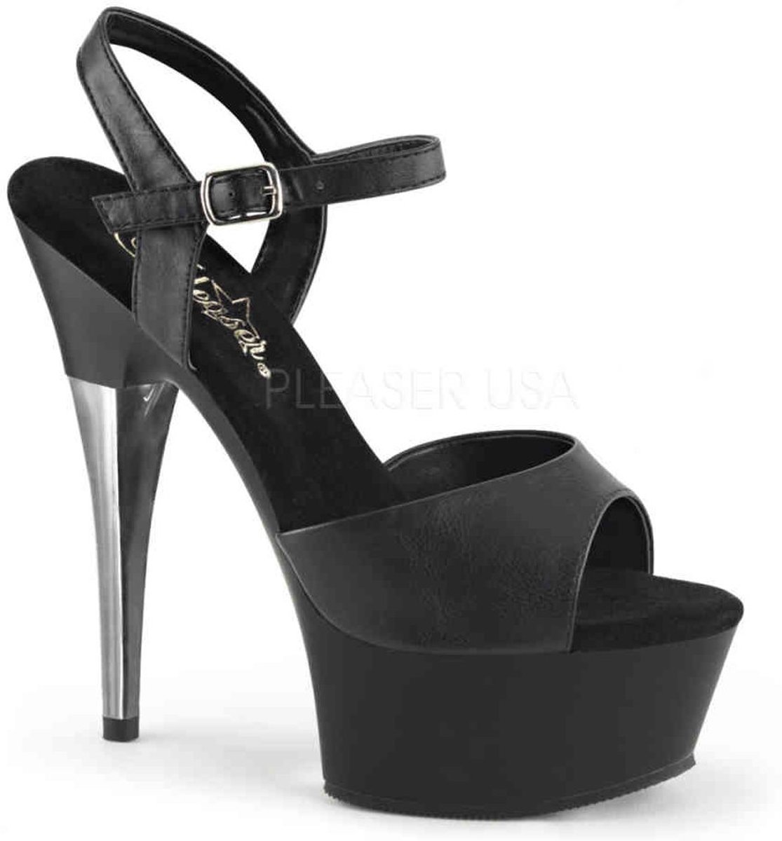 EU 42,5 = US 12 | CAPTIVA-609 | 6 Ankle Strap PF Sandal W/RS On Heel